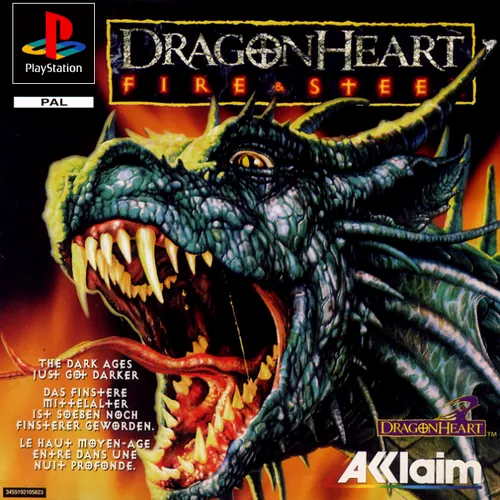 Jaquette de DragonHeart : Fire & Steel