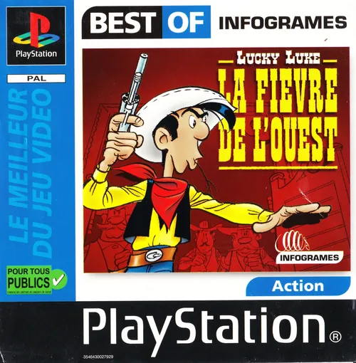 Jaquette de Lucky Luke La Fièvre de l'ouest
