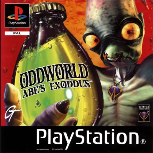Jaquette de Oddworld L'exode de Abe
