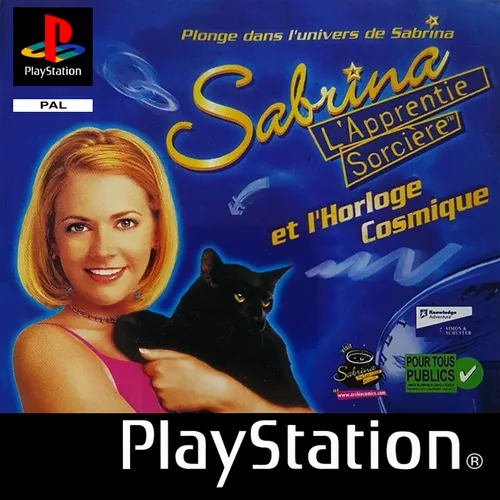 Jaquette de Sabrina l'Apprentie Sorciere et l'Horloge Cosmique