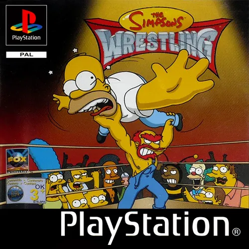Jaquette de The Simpsons Wrestling