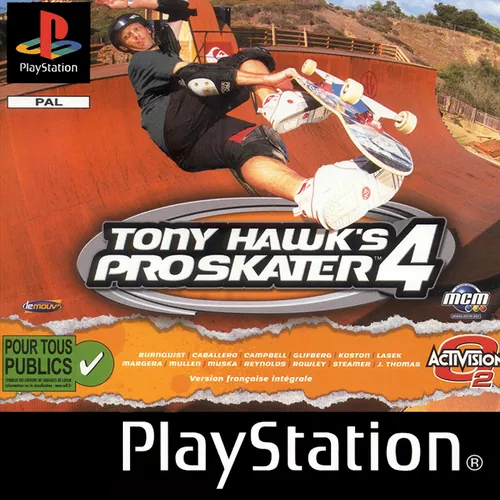 Jaquette de Tony Hawk's Pro Skater 4
