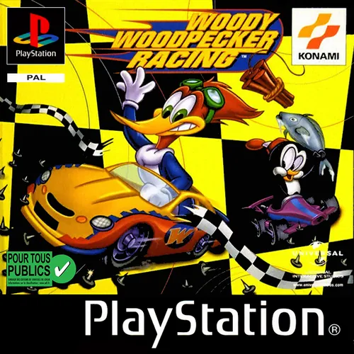 Jaquette de Woody Woodpecker Racing