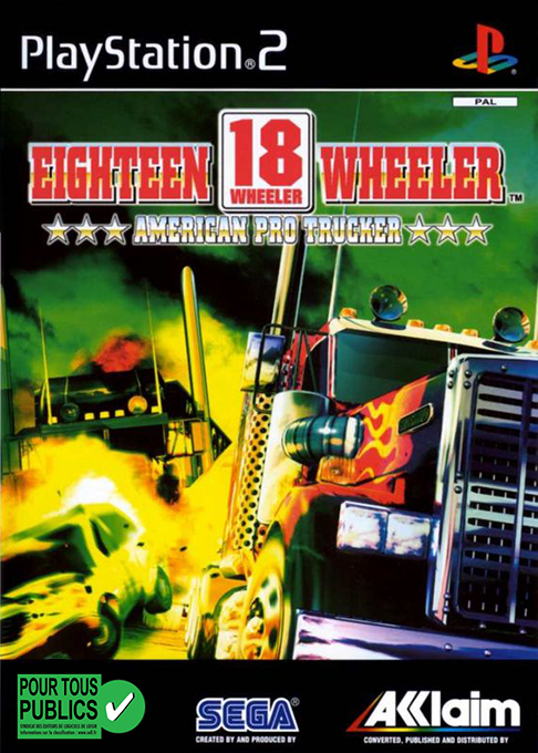 Jaquette de 18 Wheeler : American Pro Trucker