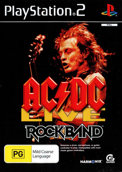 Jaquette de AC-DC Live : Rock Band