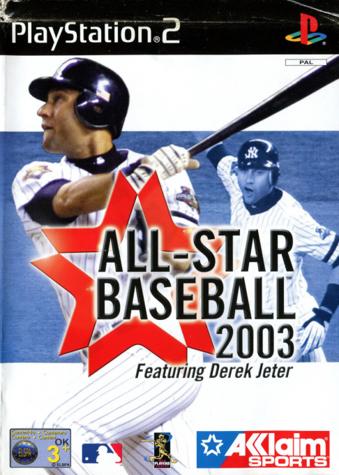 Jaquette de All-Star Baseball 2003 featuring Derek Jeter