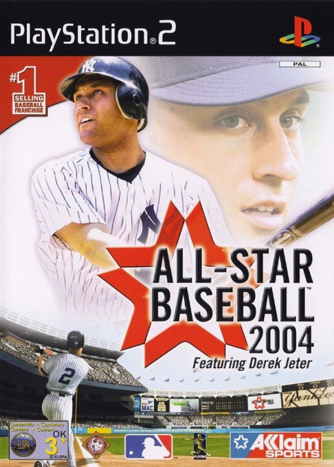 Jaquette de All-Star Baseball 2004 featuring Derek Jeter