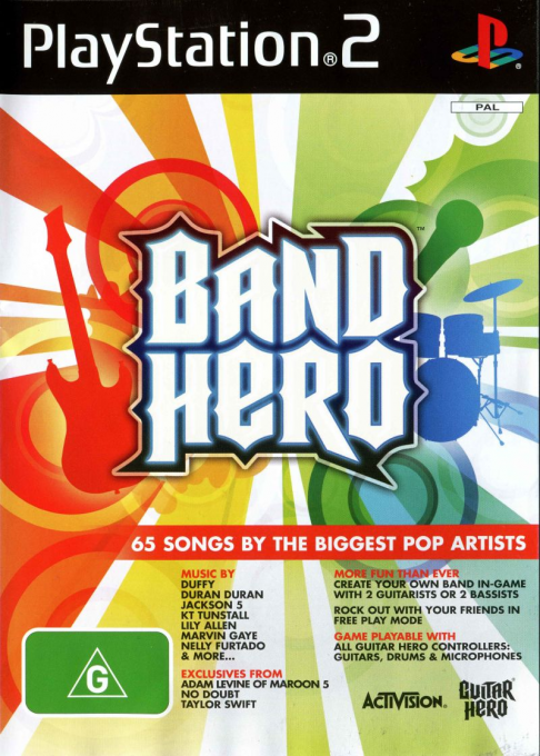 Jaquette de Band Hero
