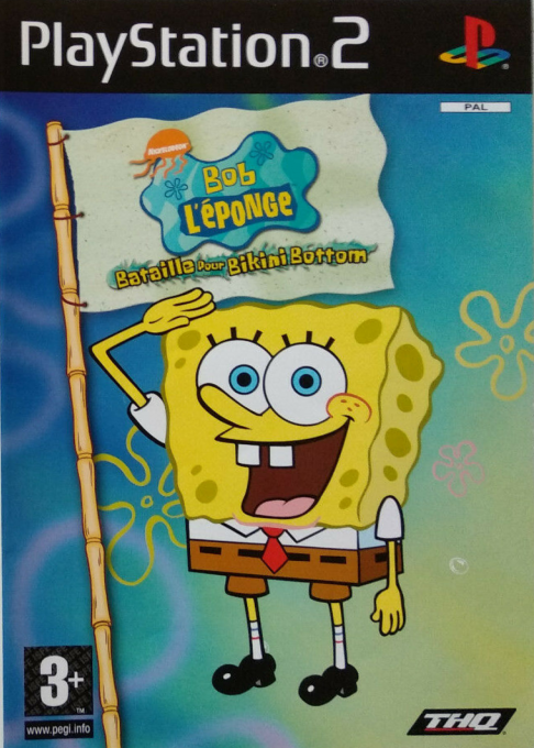 Jaquette de Bob L'éponge : La Bataille de Bikini Bottom