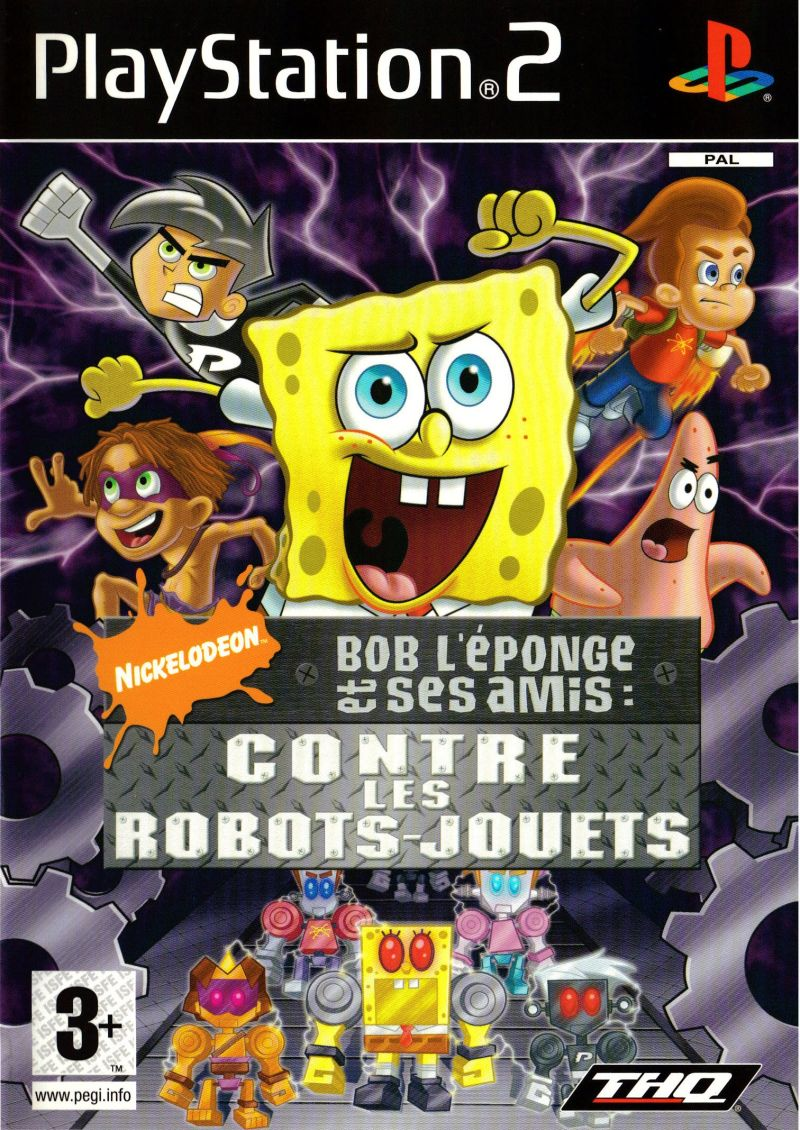 Jaquette de Bob l'Eponge et ses Amis : Contre les Robots-Jouets