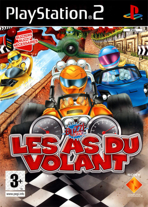 Jaquette de Buzz ! Junior : Les As du Volant