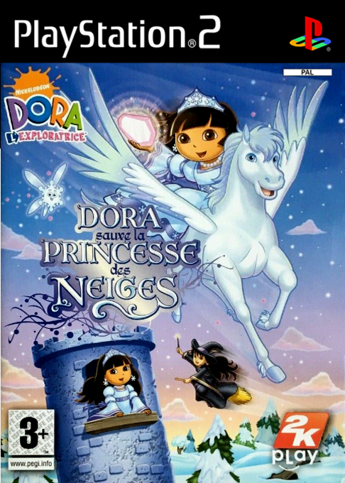 Jaquette de Dora Sauve la Princesse des Neiges