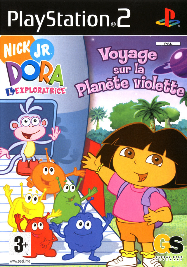 Jaquette de Dora L'exploratrice - Voyage Sur La Planète Violette