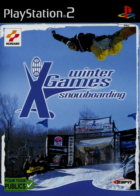 Jaquette de ESPN Winter X Games Snowboarding