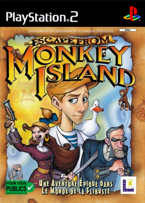 Jaquette de Escape From Monkey Island