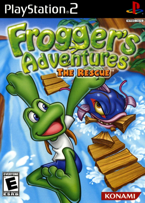 Jaquette de Frogger's adventures the rescue