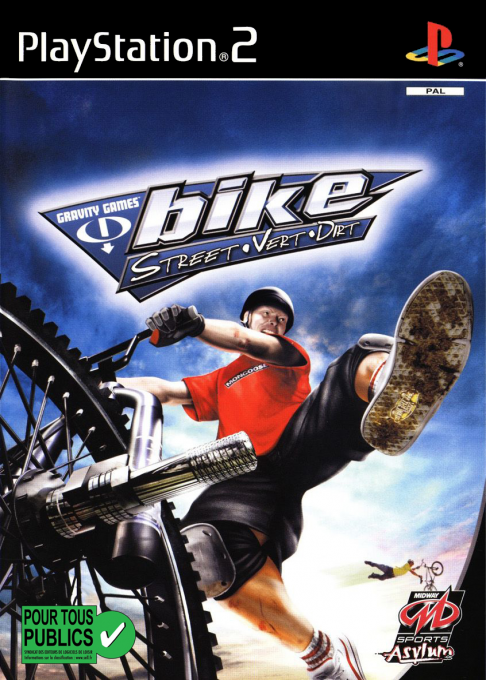 Jaquette de Gravity Games Bike : Street. Vert. Dirt.
