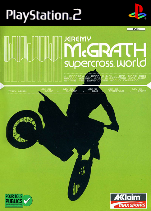 Jaquette de Jeremy McGrath Supercross World