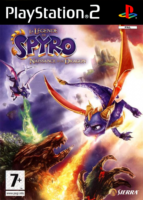 Jaquette de La Légende De Spyro : Naissance D'un Dragon