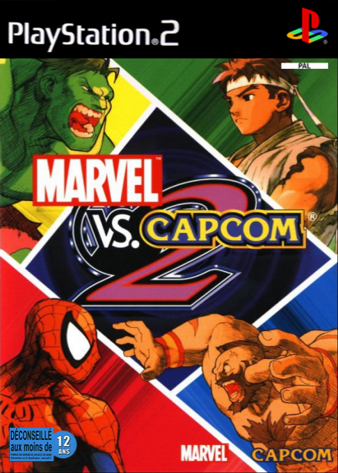 Jaquette de Marvel vs. Capcom 2