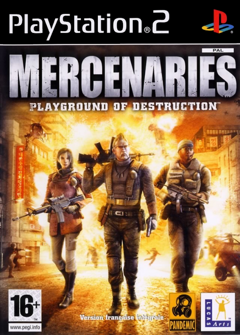 Jaquette de Mercenaries - Playground of Destruction