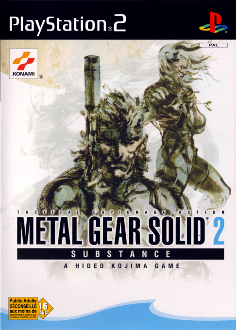 Jaquette de Metal Gear Solid 2 : Substance