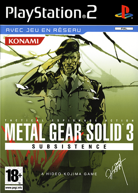 Jaquette de Metal Gear Solid 3 : Subsistence