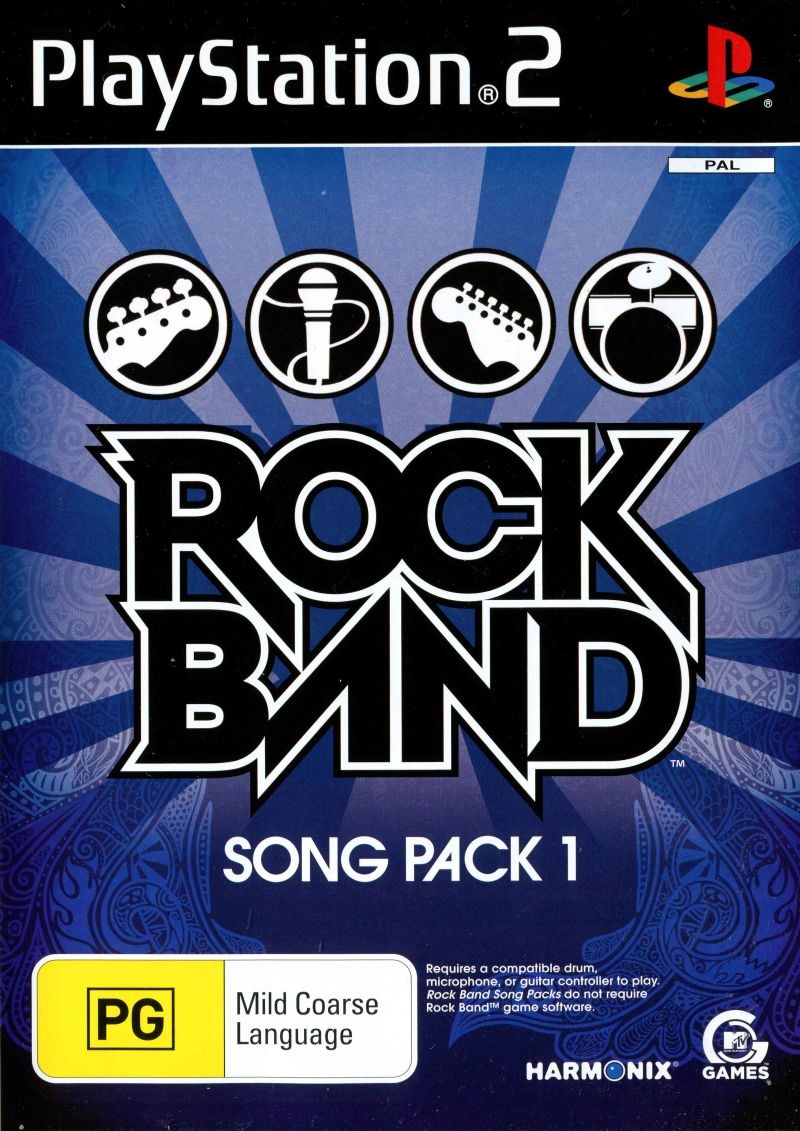 Jaquette de Rock Band : Song Pack 1