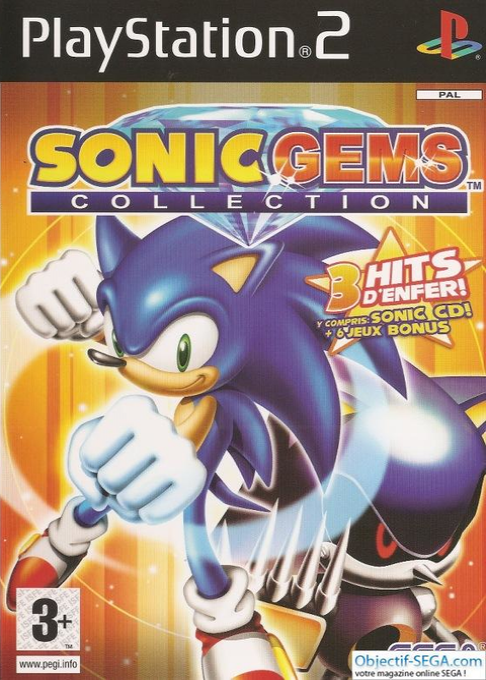Jaquette de Sonic Gems Collection