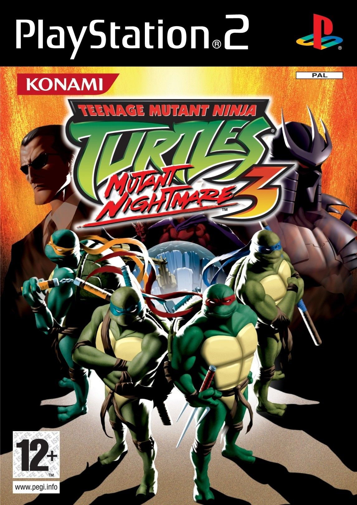 Jaquette de Teenage Mutant Ninja Turtles 3 : Mutant Nightmare