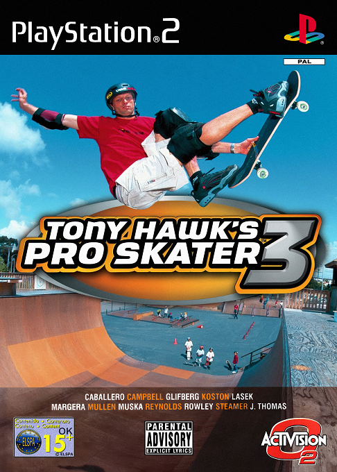 Jaquette de Tony Hawk's Pro Skater 3