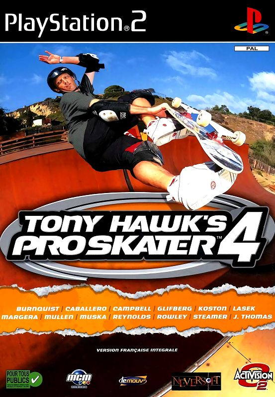 Jaquette de Tony Hawk's Pro Skater 4