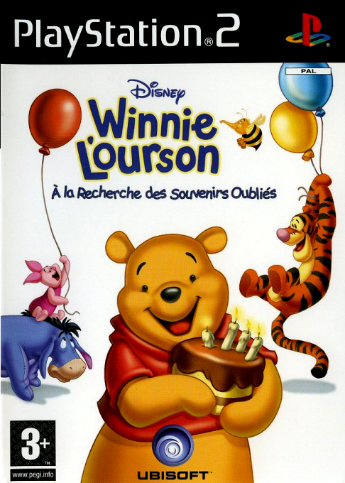 Jaquette de Winnie l'Ourson : A la Recherche des Souvenirs Oubliés