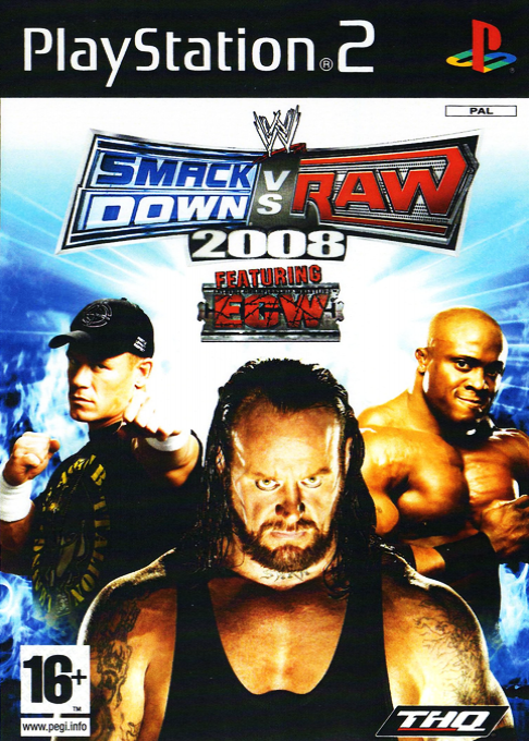 Jaquette de WWE SmackDown vs. Raw 2008