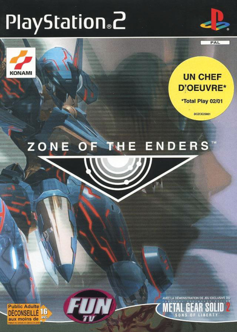 Jaquette de Zone of the Enders