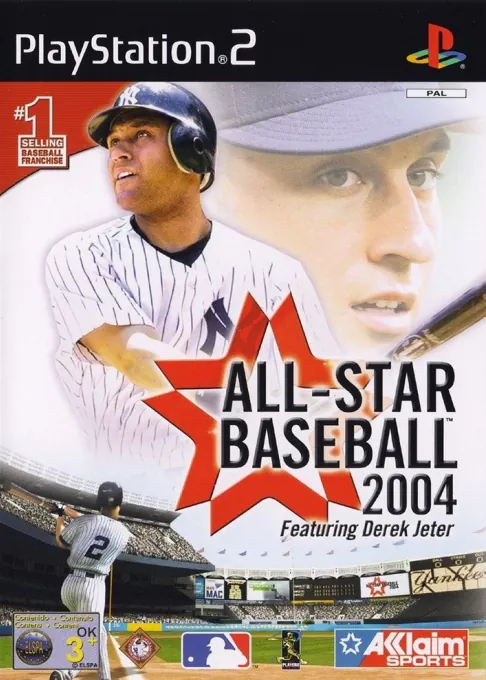 Jaquette de All-Star Baseball 2004 featuring Derek Jeter