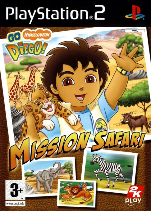 Jaquette de Go Diego ! Mission Safari