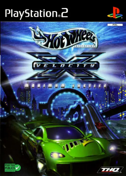 Jaquette de Hot Wheels : Velocity X Maximum Justice