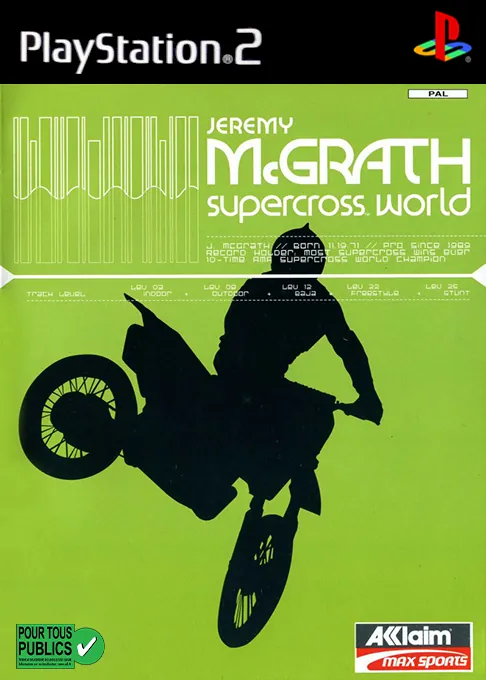 Jaquette de Jeremy McGrath Supercross World