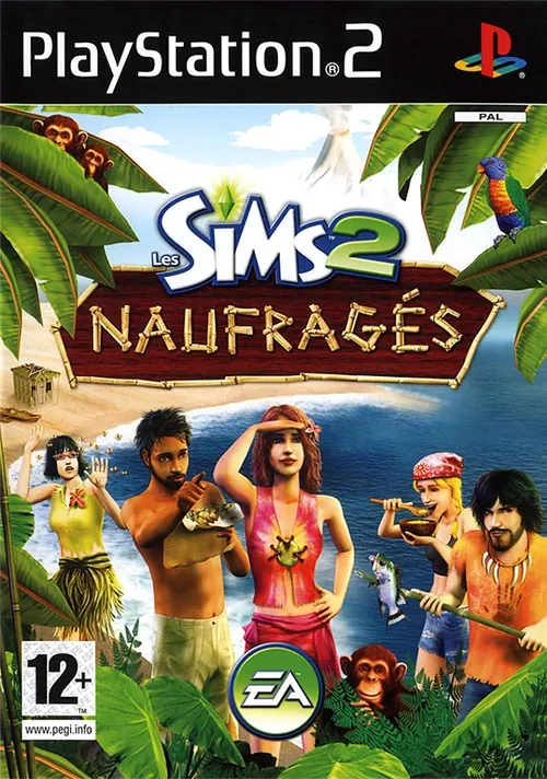 Jaquette de Les Sims 2 Naufragés