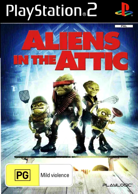 Jaquette de Aliens in the Attic