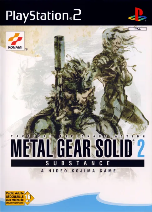 Jaquette de Metal Gear Solid 2 : Substance