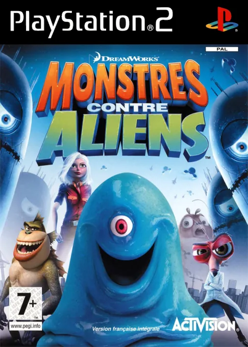 Jaquette de Monstres Contre Aliens
