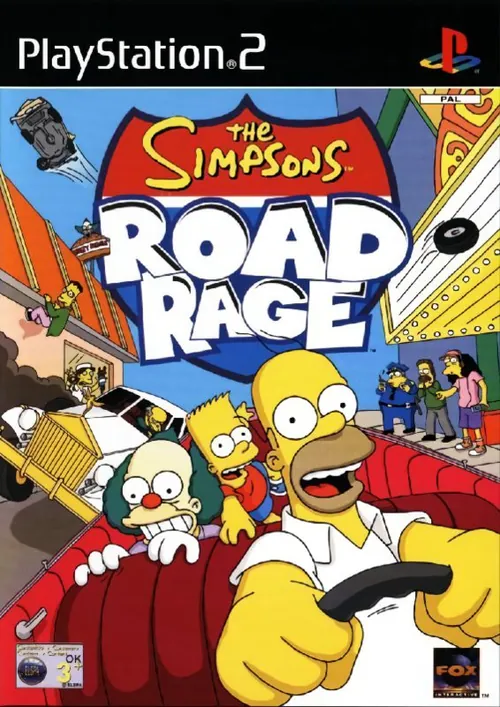 Jaquette de The Simpsons : Road Rage
