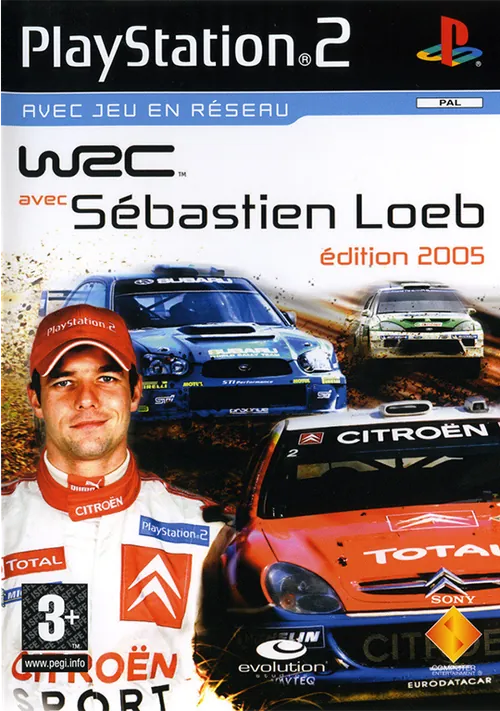 Jaquette de WRC avec Sébastien Loeb édition 2005