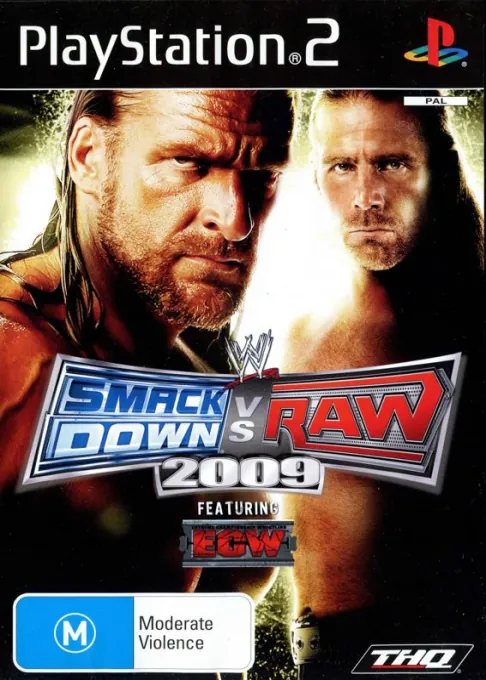 Jaquette de WWE SmackDown vs. Raw 2009