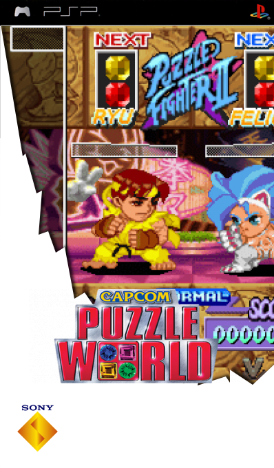 Jaquette de Capcom Puzzle World