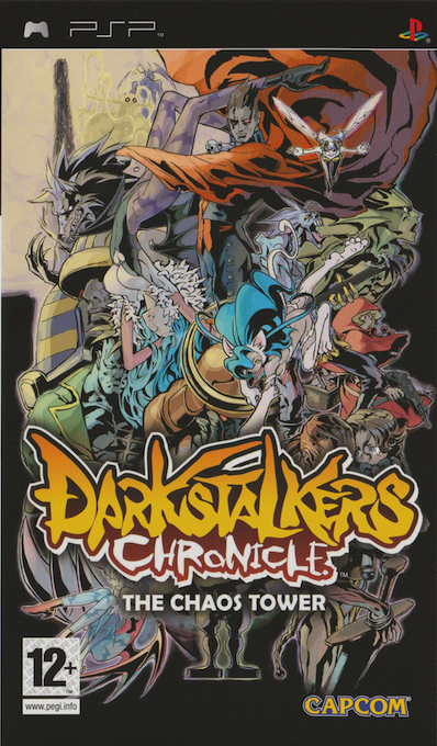 Jaquette de Darkstalkers Chronicle : The Chaos Tower