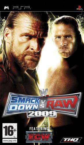 Jaquette de WWE SmackDown! vs. RAW 2009 featuring ECW