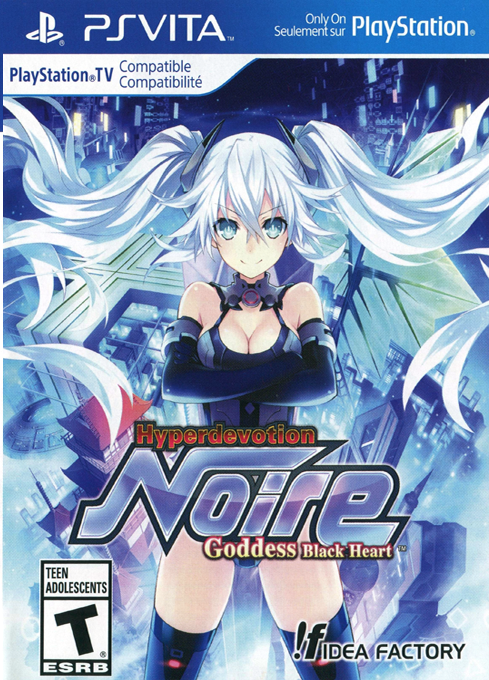 Jaquette de Hyperdevotion Noire - Goddess Black Heart